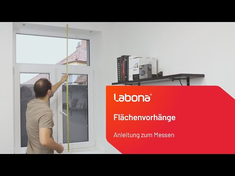 Anleitung zum Ausmessen - Flächenvorhänge