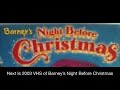 Next Is 2003 VHS Of Night Before Christmas