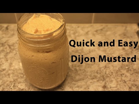 Easy Homemade Dijon Mustard