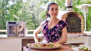 Quick Dinner | Oven Baked Chicken & Potatoes | Midea Flexify French Door Air Fryer Oven | Heghineh