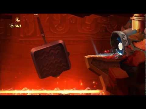 Rayman Origins (1080i HD) Walkthrough Part 73 - Dragon Soup - Electoons & Lum Medal