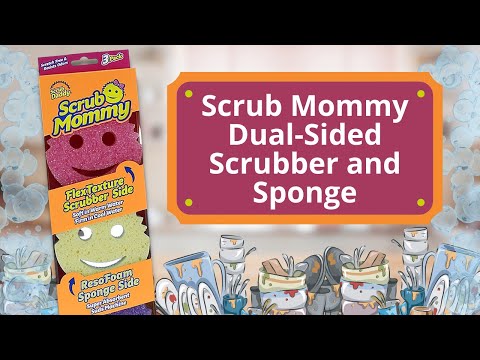 Scrub Mommy Dual Sided Scrubber and Sponge