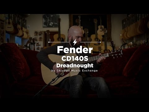 Демонстрация звучания акустической гитары Fender CD-140S