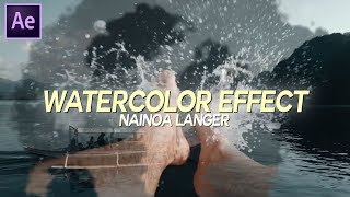 WATERCOLOR TRANSITION - Nainoa Langer (After Effects)