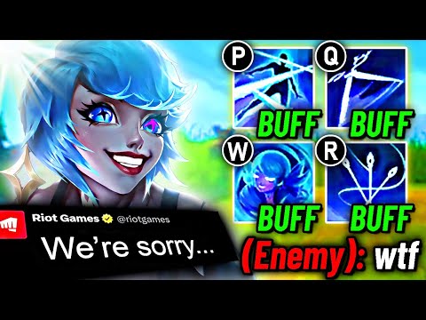 New GWEN is the STRONGEST TOP LANER.. (Thx Riot)