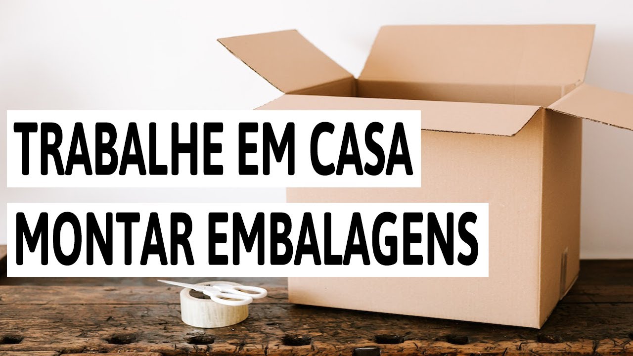 Trabalho em Casa com Produção de Embalagens e Montagem em 2023