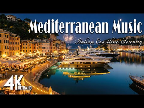 Amalfi Coast Italy 🇮🇹 | Italian Music & Mediterranean Chill in Stunning 4K