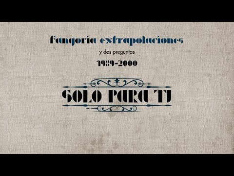 Videoclip de Solo para ti — Fangoria