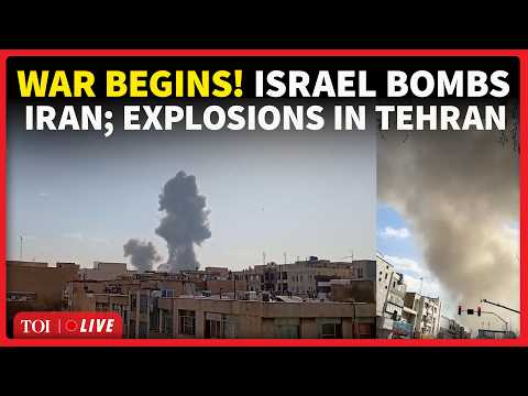 LIVE | Israel & US ATTACK Iran Capital: Warplanes Bombard Tehran | Sirens In Tel Aviv | WATCH