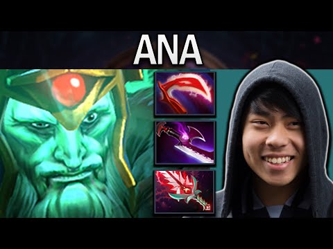 Wraith King Dota 2 Gameplay Ana with 24 Kills and Bloodthorn