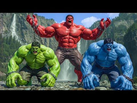 BLUE HULK vs RED HULK EPIC BATTLE! However, HULK Unexpected SAVE Changes Everything!
