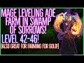 Classic WoW AoE Mage Farm Classic Leveling Guide Swamp Of Sorrows Level 42 46 AMAZING Spot