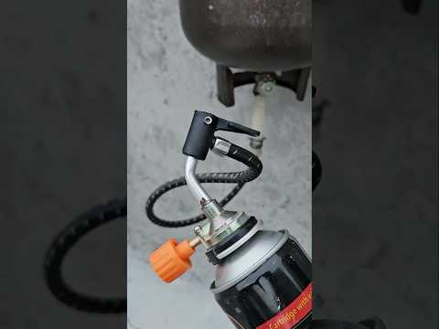 How to charge a butane gas cylinder tank