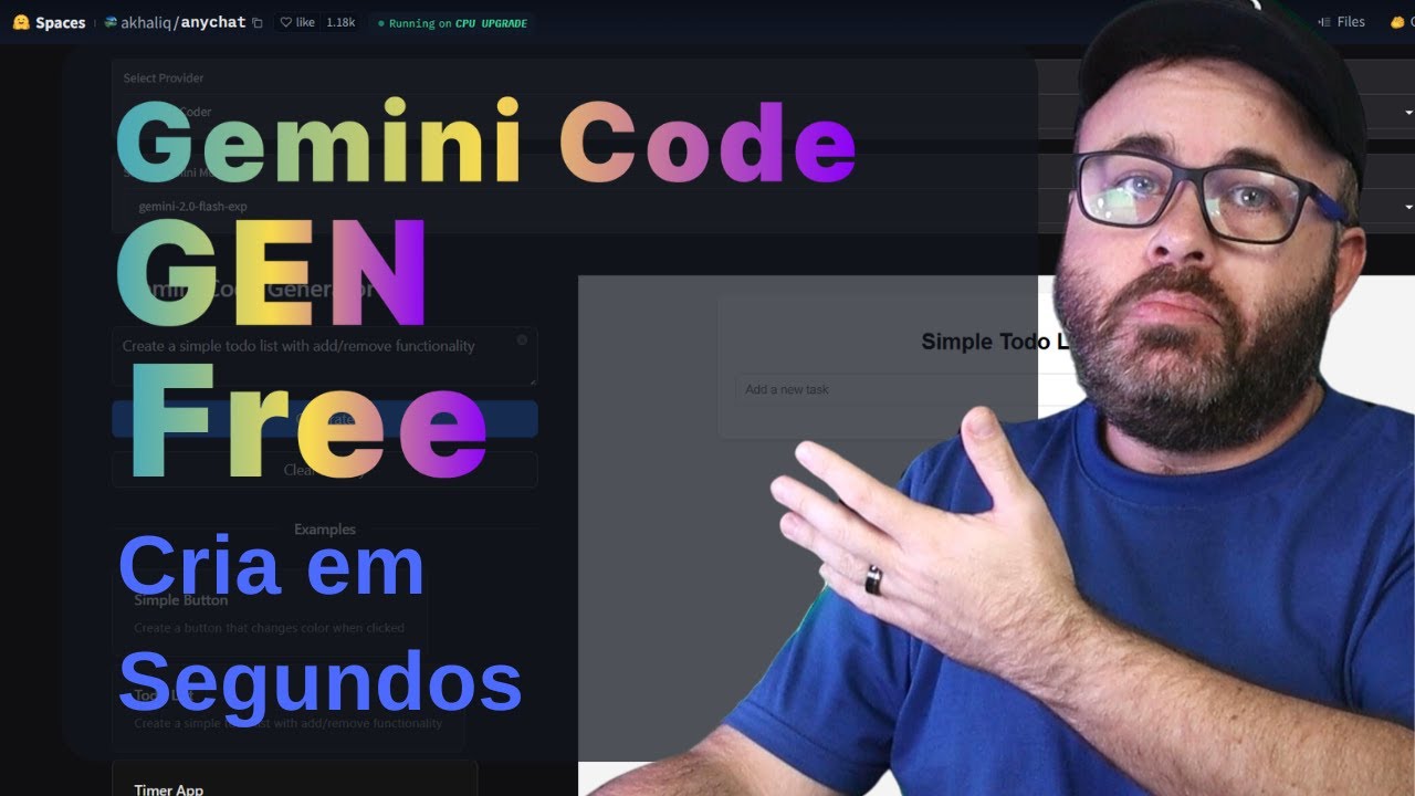Gemini CodeGen do Google este codificador de IA TOTALMENTE GRATUITO