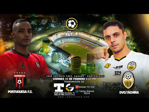 PORTUGUESA F.C VS DVO TÀCHIRA | JORNADA 2  LIGA FUTVE | TAMA STEREO 103.9 FM 06/02/2026