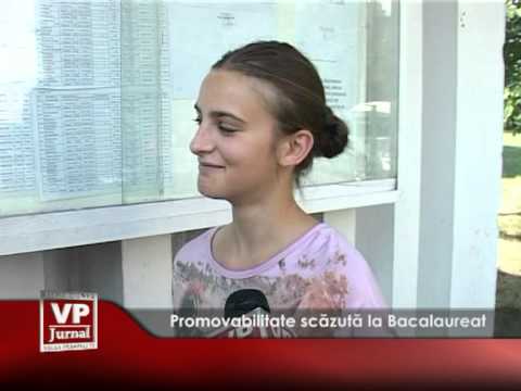 Promovabilitate scăzută la Bacalaureat