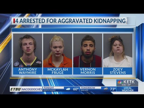 4 jailed on aggravated kidnapping charges in Lindale