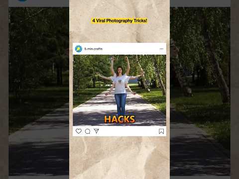 4 Viral Smartphone Photography Tricks! #shorts