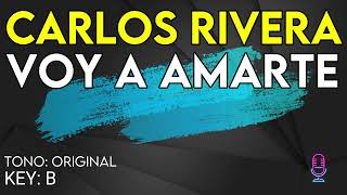 Carlos Rivera - Voy A Amarte - Karaoke Instrumental