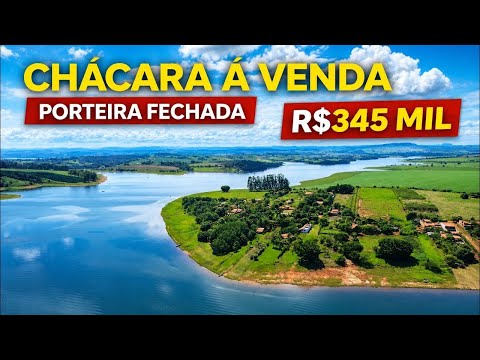 CHÁCARA EM FARTURA-SP FUNDO PARA REPRESA, PORTEIRA FECHADA R$345 MIL