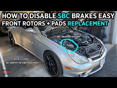 MERCEDES SBC BRAKE PAD + ROTOR CHANGE GUIDE - EASY