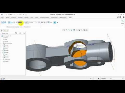 Creo parametric 3.0 Excersice_3D Modelling #15