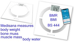 Medisana Body Analysis Scale BS 444 Connect TESTING