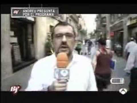 Buenafuente - Un reportero muy dicharachero