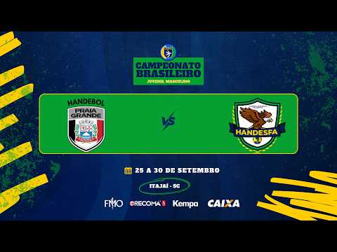 Campeonato Brasileiro Juvenil Masculino: Praia Grande-SP - Handesfa-GO [TRANSMISJA, LIVE]