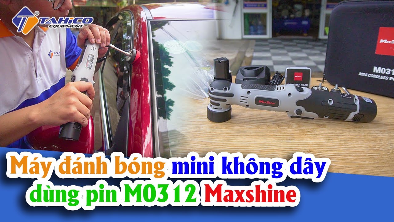 Máy đánh bóng mini không dây dùng pin M0312 Maxshine 17
