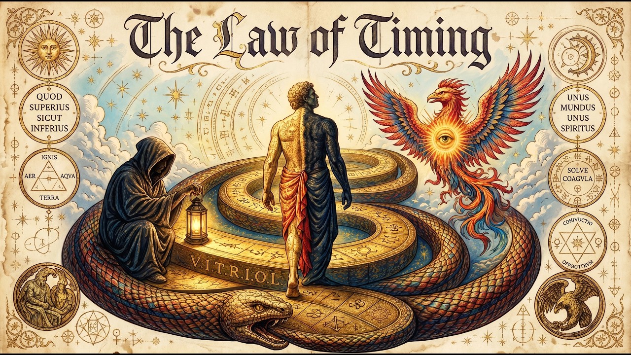 Never Force the Process. The Alchemical Law of Natural Timing — Jung + Hermeticism