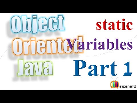 41 Java Static Variables Theory