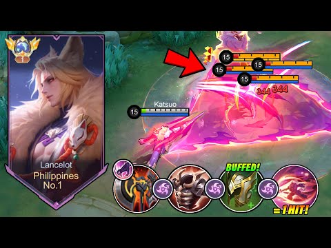 LANCELOT NEW BUFFED BRUISER BUILD IS SO BROKEN! 💀 (Must Try!) - Mobile Legends