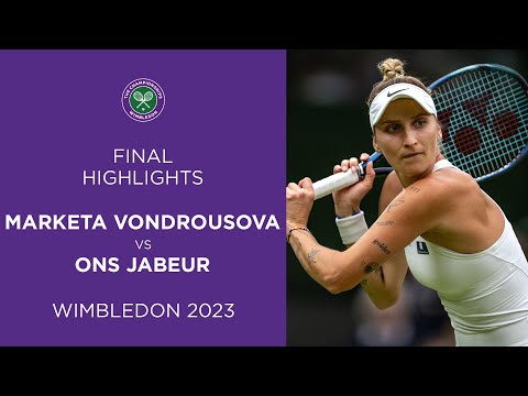 Marketa Vondrousova vs Ons Jabeur: Final Highlights | Wimbledon 2023
