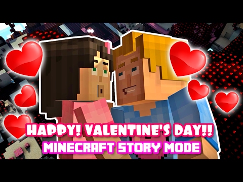 issumer - HAPPY VALENTINE'S DAY!! FULL Minecraft Story Mode (Valentine's Day Special)