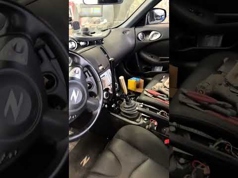 Nissan 370z Z1 big brake kit, gktech dual caliper hydro and BC racing coilover install