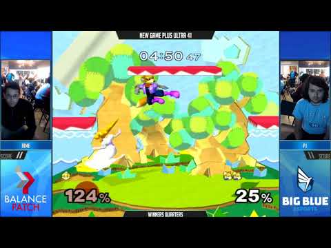 NGPU 41 SSBM - rime (Peach) vs. PJ (Fox) - Melee WQF