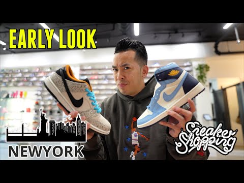EVERYONE WOULD OF WENT CRAZY FOR THESE YEARS AGO !!! EARLY LOOK NEW YORK CITY SNEAKER SHOPPING