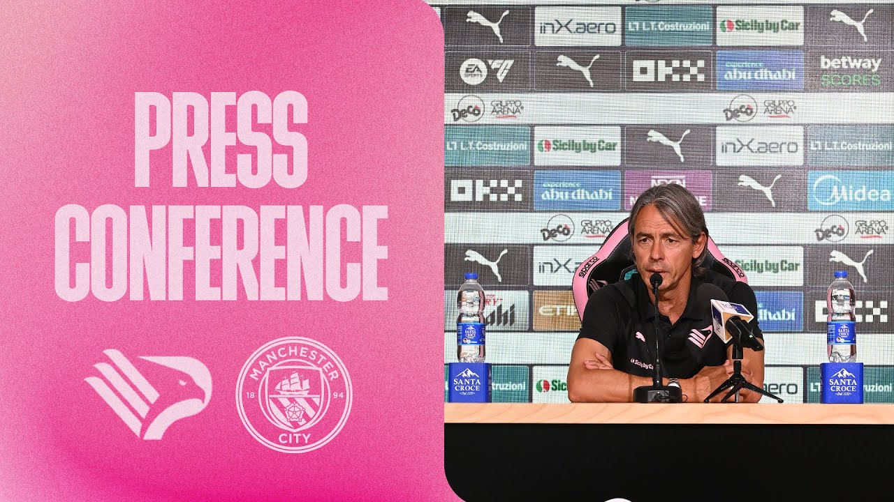VIDEO Palermo-Manchester City, la conferenza di Inzaghi