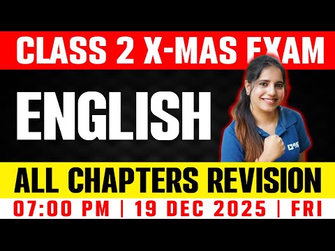 Class 2 English Exam | All Chapters Revision | Exam Winner