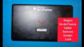 UNOWHY ile-de-France Tablet Remove Screen lock #Y10G001S4M