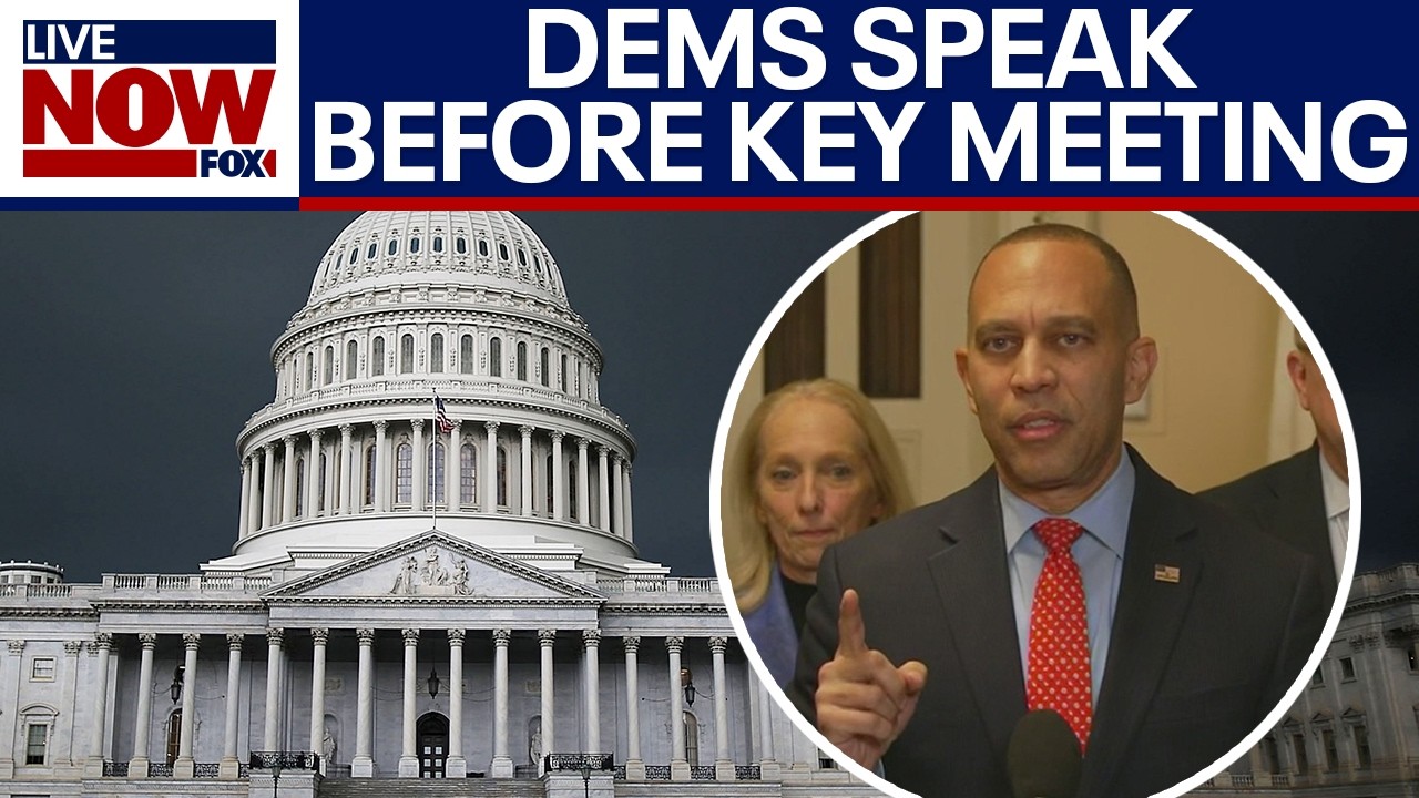 Jeffries, House Dems talk shutdown bill before Rules Committee meeting