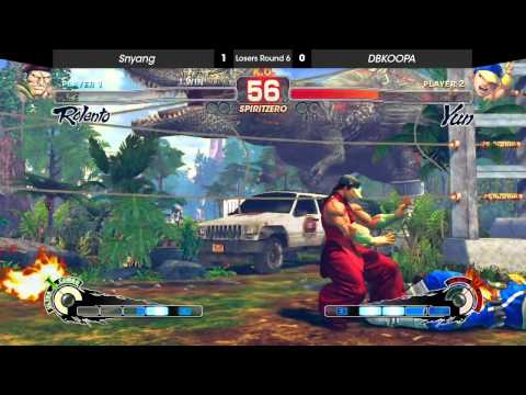 Losers R6 - Snyang(Rolento) vs DBKoopa(Yun)