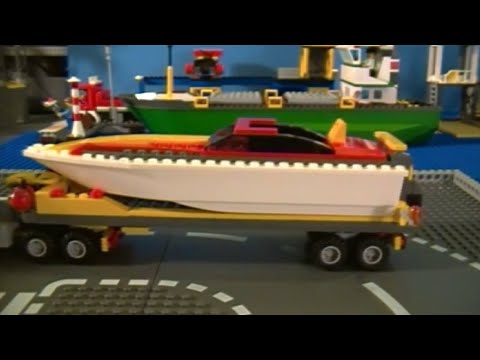 Lego 4643 ‧ Power Boat Transporter - City, Harbor Brickformula Review