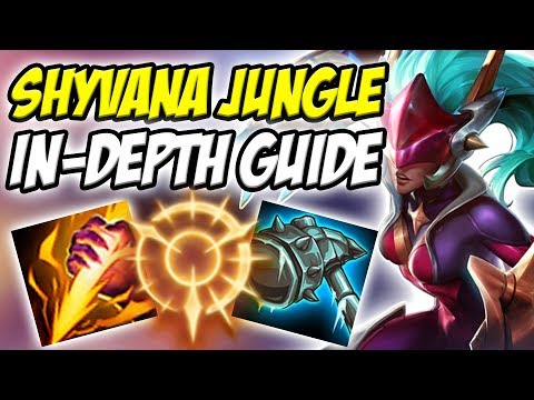 GUIDE ON HOW TO PLAY SHYVANA JUNGLE IN SEASON 8!! THIS CHAMPION IS SCARY STRONG! - League of legends