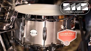 Video thumbnail for Gretsch Grand Prix 6.5x14 Aluminum Snare Drum by 2112 PERCUSSION