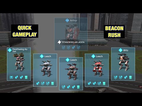 War Robots Blitz, Leech, Ao Jun BR Gameplay