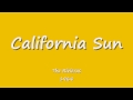 California Sun - The Rivieras - 1964 