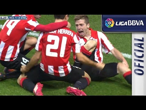 Gol de Muniain (1-2) en el Málaga CF - Athletic Club - HD
