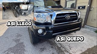 Así reparamos una Toyota Tacoma golpeada | Chapa y pintura paso a paso